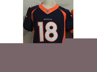 Denver Broncos 18 Peyton Manning VAPOR elite Football Jersey Legend Navy Blue