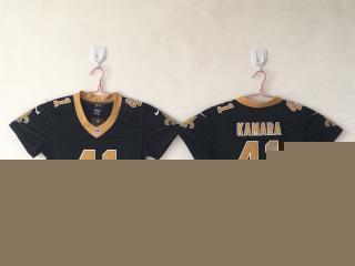 Women New Orleans Saints 41 Alvin Kamara Football Jersey Legend Black