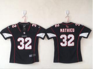 Women Arizona Cardinals 32 Tyrann Mathieu Vapor Limited Football Jersey Black