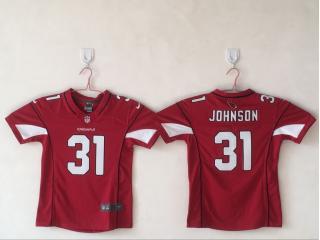 Women Arizona Cardinals 31 David Johnson Vapor Limited Football Jersey Red