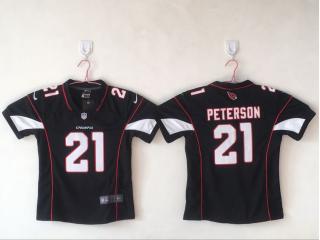 Women Arizona Cardinals 21 Patrick Petersons Vapor Limited Football Jersey Black