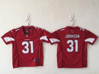 Youth Arizona Cardinals 31 David Johnson Vapor Limited Football Jersey Red