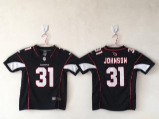 Youth Arizona Cardinals 31 David Johnson Vapor Limited Football Jersey Black