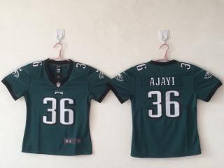 Women Philadelphia Eagles 36 Jay Ajayi Football Jersey Legend Green