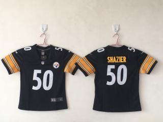 Women Pittsburgh Steelers 50 Ryan Shazier Football Jersey Legend Black