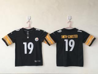 Youth Pittsburgh Steelers 19 JuJu Smith-Schuster Football Jersey Legend Black