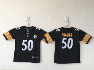 Youth Pittsburgh Steelers 50 Ryan Shazier Football Jersey Legend Black