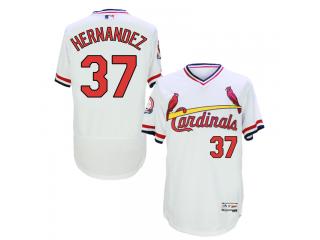 St.Louis Cardinals 37 Keith Hernandez Flexbase Baseball Jersey White