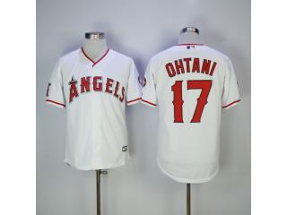 Los Angeles 17 Shohei Ohtani Baseball Jersey White FanS version