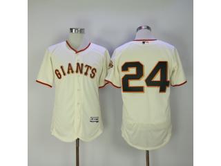 San Francisco Giants 24 Willie Mays Flexbase Baseball Jersey Beige