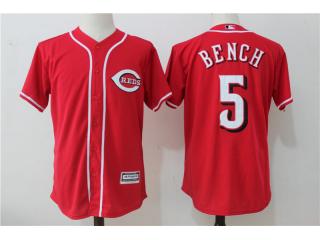 Cincinnati Reds 5 Johnny Bench Baseball Jersey Red Fans