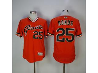 San Francisco Giants 25 Barry Bonds Flexbase Baseball Jersey Orange