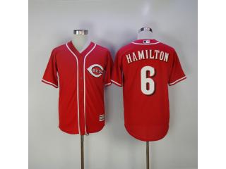 Cincinnati Reds 6 Billy Hamilton Baseball Jersey Red Fans