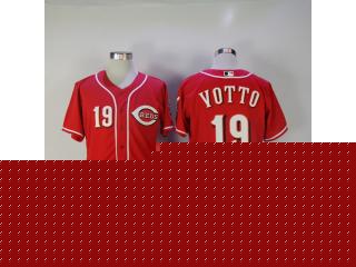 Cincinnati Reds 19 Joey Votto Flexbase Baseball Jersey Red