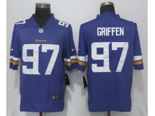 Minnesota Vikings 97 Everson Griffen Football Jersey Legend Purple
