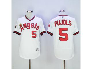 Los Angeles 5 Albert Pujols Flexbase Baseball Jersey White