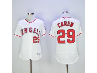 Los Angeles 29 Rod Carew Flexbase Baseball Jersey White