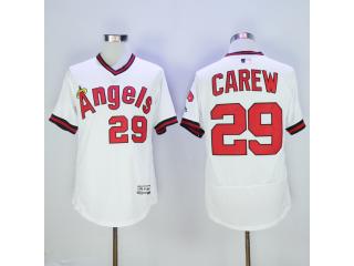 Los Angeles 29 Rod Carew Flexbase Baseball Jersey White