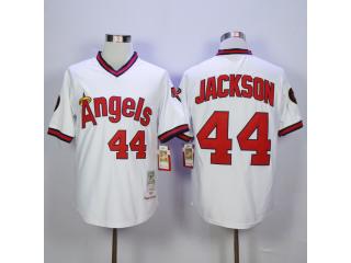 Los Angeles 44 Kevin Jackson Baseball Jersey White Retro