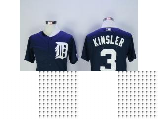 Detroit Tigers 3 Ian Kinsler Flexbase Baseball Jersey Navy Blue