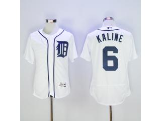 Detroit Tigers 6 Al Kaline Flexbase Baseball Jersey White