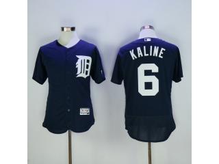 Detroit Tigers 6 Al Kaline Flexbase Baseball Jersey Navy Blue