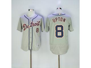 Detroit Tigers 8 Justin Upton Flexbase Baseball Jersey Gray