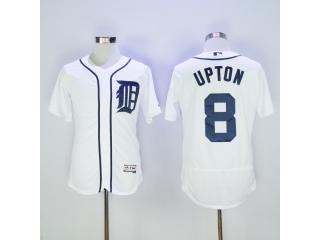 Detroit Tigers 8 Justin Upton Flexbase Baseball Jersey White