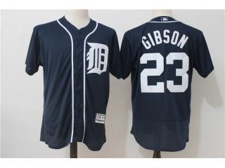 Detroit Tigers 23 Kirk Gibson Flexbase Baseball Jersey Navy Blue
