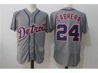 Detroit Tigers 24 Miguel Cabrera Flexbase Baseball Jersey Gray