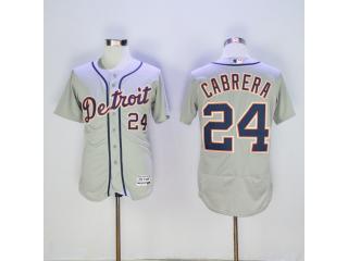Detroit Tigers 24 Miguel Cabrera Flexbase Baseball Jersey Gray