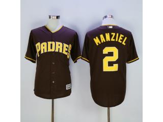 San Diego Padres 2 Johnny Manziel Baseball Jersey Coffee Fans