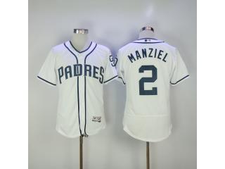 San Diego Padres 2 Johnny Manziel Flexbase Baseball Jersey White