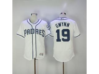 San Diego Padres 19 Tony Gwynn Flexbase Baseball Jersey White