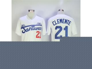 Crab catcher 21 Roberto Clemente Baseball Jersey White