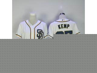 Women San Diego Padres 27 Matt Kemp Baseball Jersey White