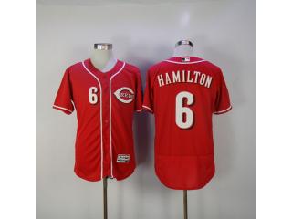 Cincinnati Reds 6 Billy Hamilton Flexbase Baseball Jersey Red