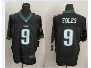 Philadelphia Eagles 9 Nick Foles Elite Football Jersey Black
