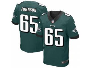 Philadelphia Eagles 65 Lane Johnson Elite Football Jersey Green