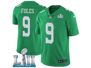2018 Pro Bowl Philadelphia Eagles 9 Nick Foles Football Jersey Legend Green
