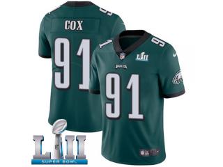 2018 Pro Bowl Philadelphia Eagles 91 Fletcher Cox Football Jersey Legend Green