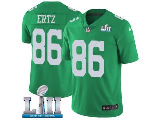 2018 Pro Bowl Philadelphia Eagles 86 Zach Ertz Football Jersey Legend Green