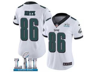 Women 2018 Pro Bowl Philadelphia Eagles 86 Zach Ertz Football Jersey Legend White
