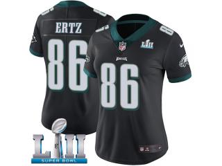 Women 2018 Pro Bowl Philadelphia Eagles 86 Zach Ertz Football Jersey Legend Black