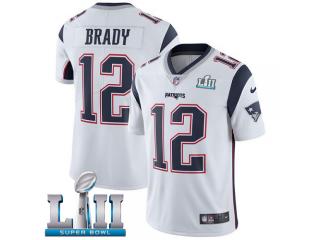 2018 Pro Bowl New England Patriots 12 Tom Brady Football Jersey Legend White