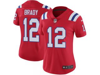 Women 2018 Pro Bowl New England Patriots 12 Tom Brady Football Jersey Legend Red