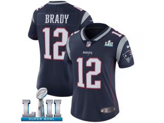 Women 2018 Pro Bowl New England Patriots 12 Tom Brady Football Jersey Legend Navy Blue