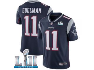 Youth 2018 Pro Bowl New England Patriots 11 Julian Edelman Football Jersey Legend Navy Blue