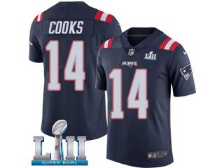 2018 Pro Bowl New England Patriots 14 Brandin Cooks Football Jersey Legend Navy Blue