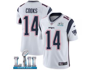 2018 Pro Bowl New England Patriots 14 Brandin Cooks Football Jersey Legend White